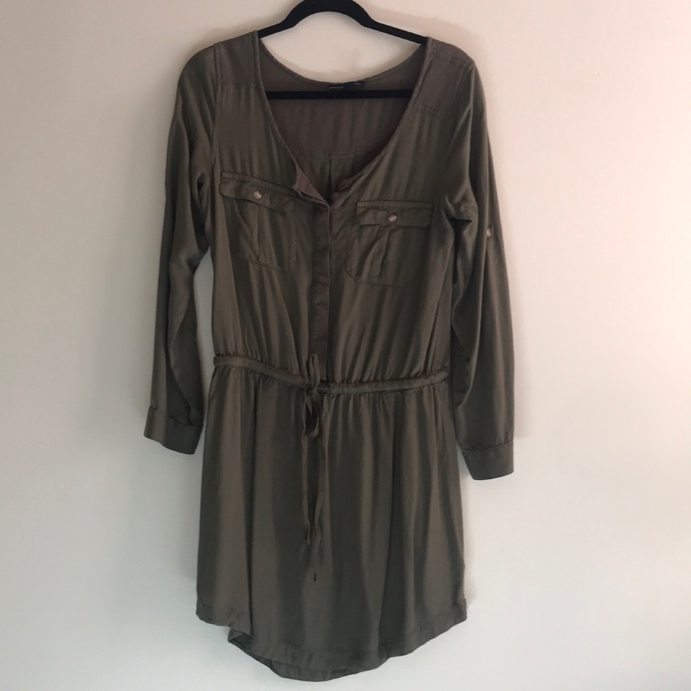 The Perfect Olive Dress